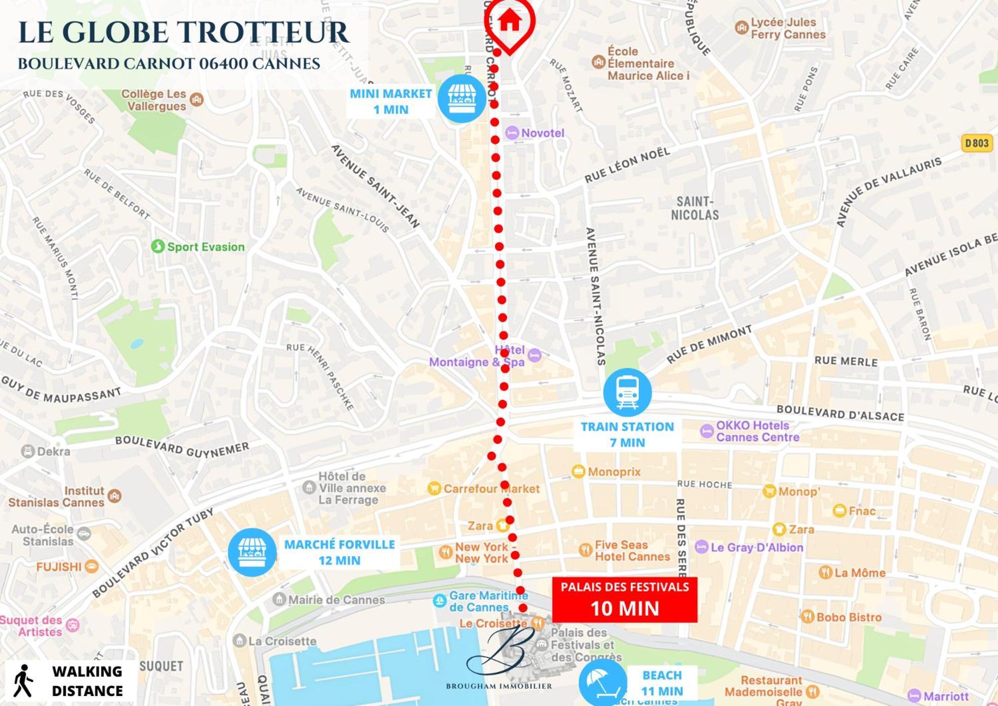 Le Globe Trotteur - 2 Pieces Cannes Centre Экстерьер фото